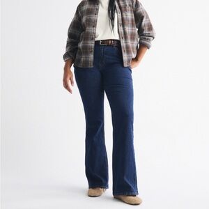 Abercrombie & Fitch Curve Love High Rise Bootcut Jean